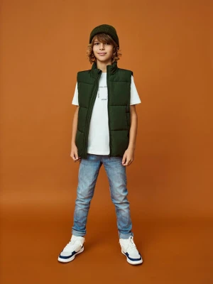 KIDS ONLY Kamizelka pikowana "Cool" w kolorze zielonym rozmiar: 176