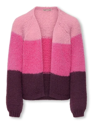 KIDS ONLY Kardigan "Nordic" w kolorze fioletowo-jasnoróżowym rozmiar: 146/152