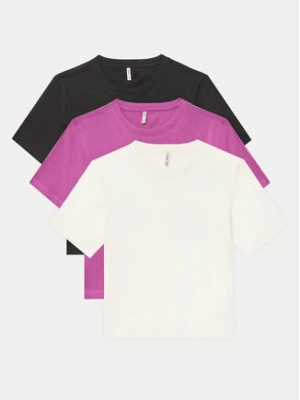 Kids ONLY Komplet t-shirtów Rex 15350718 Kolorowy Regular Fit