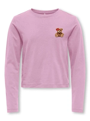 KIDS ONLY Koszulka "Rex" w kolorze jasnoróżowym rozmiar: 134/140