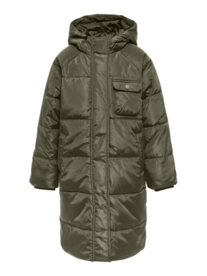 Kids ONLY Kurtka zimowa 15306555 Zielony Regular Fit