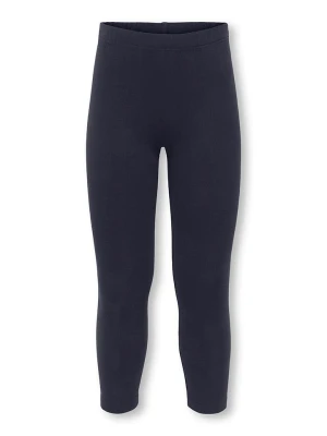 KIDS ONLY Legginsy "Emili" w kolorze granatowym rozmiar: 110