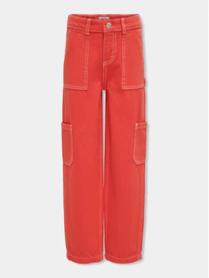 Kids ONLY Spodnie materiałowe Vilje 15316877 Czerwony Straight Fit