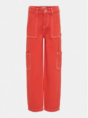 Kids ONLY Spodnie materiałowe Vilje 15316877 Czerwony Straight Fit