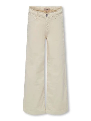 KIDS ONLY Spodnie "New Brooke" w kolorze kremowym rozmiar: 164