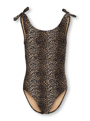 KIDS ONLY Strój kąpielowy "Holiday" w kolorze brązowym rozmiar: 122/128