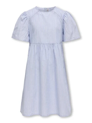 Kids ONLY Sukienka codzienna Daimi 15345851 Błękitny Regular Fit