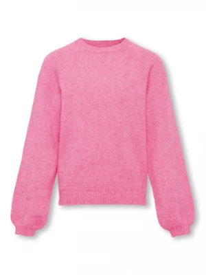 Kids ONLY Sweter 15246166 Różowy Regular Fit