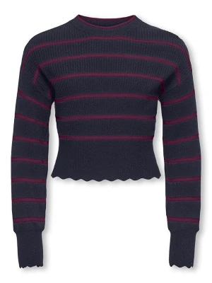 KIDS ONLY Sweter "Ibi" w kolorze granatowo-fioletowym rozmiar: 134/140