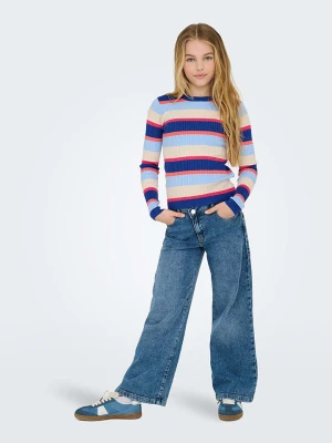 KIDS ONLY Sweter "Karol" w kolorze granatowo-błękitnym rozmiar: 122/128