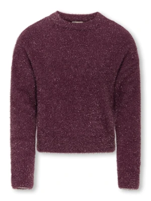 KIDS ONLY Sweter "Piumo" w kolorze fioletowym rozmiar: 134/140