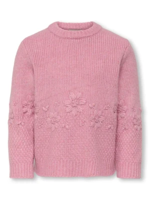 KIDS ONLY Sweter "Tanya" w kolorze jasnoróżowym rozmiar: 110