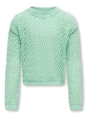 KIDS ONLY Sweter w kolorze zielonym rozmiar: 146/152
