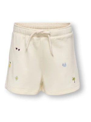 KIDS ONLY Szorty dresowe "Solina" w kolorze kremowym rozmiar: 92