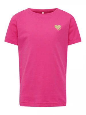 Kids ONLY T-Shirt 15266481 Różowy Regular Fit
