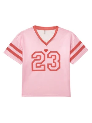 Kids ONLY T-Shirt Lulu 15354971 Różowy Regular Fit
