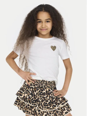 Kids ONLY T-Shirt Nina 15347961 Biały Regular Fit