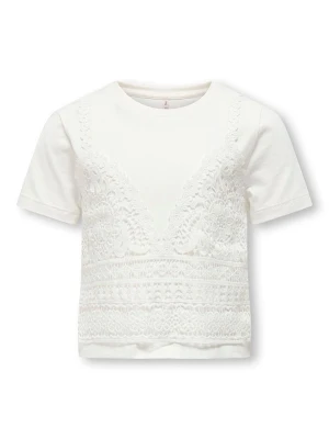 KIDS ONLY Top "Betsy" w kolorze białym rozmiar: 134/140