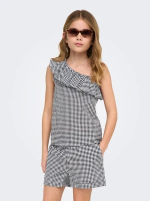 KIDS ONLY Top "Milla" w kolorze biało-czarnym rozmiar: 146