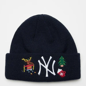 Kids Tod Festive Cuff Knit MLB New York Yankees, markiNew Era, Czapki beanie, w kolorze niebieski, rozmiar: