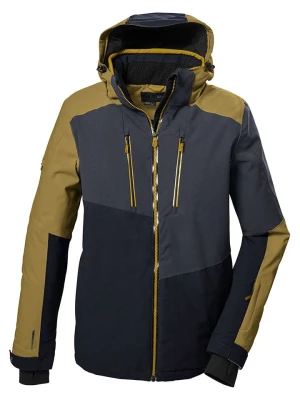 Killtec Kurtka funkcyjna "KSW 70" w kolorze czarno-szaro-oliwkowym rozmiar: 3XL