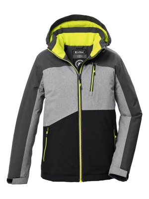 Killtec Kurtka narciarska "Kow" w kolorze czarno-szarym rozmiar: 140