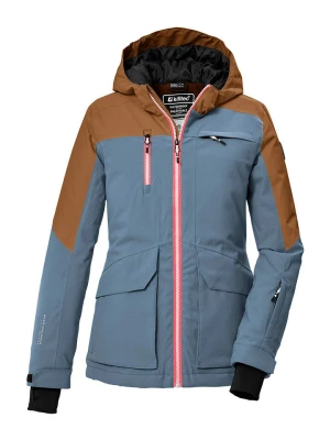 Killtec Kurtka narciarska "KSW" w kolorze niebiesko-jasnobrązowym rozmiar: 152