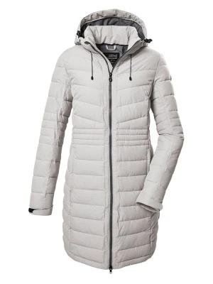 Killtec Płaszcz pikowany "KOW 96" w kolorze jasnoszarym rozmiar: 42