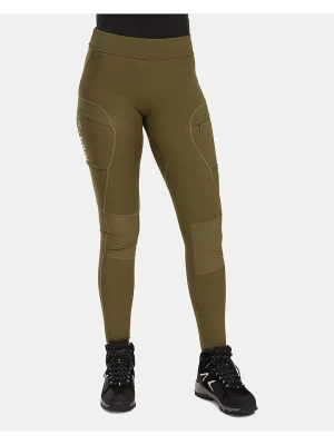 Kilpi Legginsy funkcyjne "Mounteria" w kolorze khaki rozmiar: 42