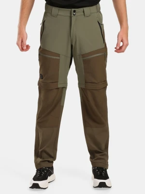 Kilpi Spodnie funkcyjne Zipp-Off "Hosio" w kolorze khaki rozmiar: L