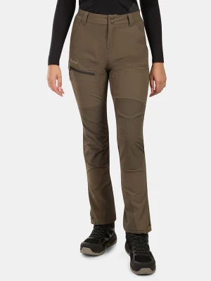 Kilpi Spodnie softshellowe "Villain" w kolorze khaki rozmiar: 42S