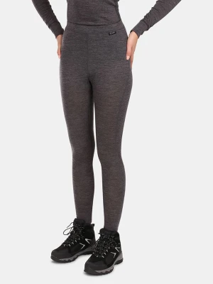 Kilpi Wełnaine legginsy funkcyjne "Mavora" w kolorze szarym rozmiar: 46