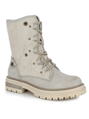 Kimberfeel Botki zimowe "Yasmine" w kolorze kremowym rozmiar: 36