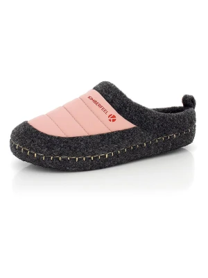 Kimberfeel Kapcie "Cosy" w kolorze jasnoróżowo-antracytowym rozmiar: 38