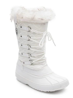 Kimberfeel Kozaki zimowe "Elsa" w kolorze białym rozmiar: 38
