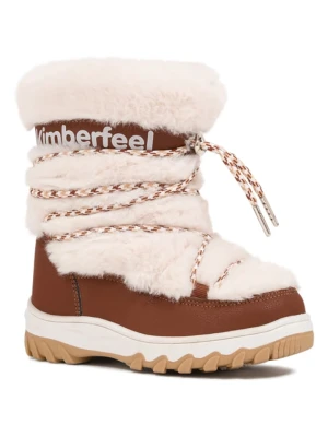 Kimberfeel Kozaki zimowe "Zephy" w kolorze kremowo-jasnobrązowym rozmiar: 23