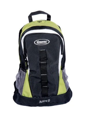 Kimberfeel Plecak outdoorowy "Active" w kolorze zielono-czarnym - 15 l rozmiar: onesize