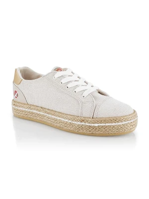 Kimberfeel Sneakersy "Maissa" w kolorze beżowym rozmiar: 38