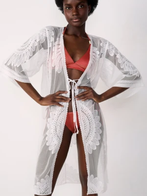 Długie kimono plażowe Etam
