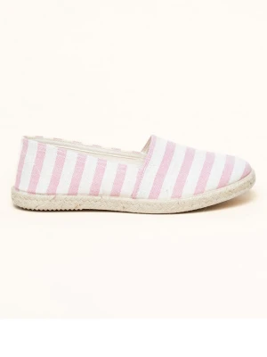 kitz-pichler Espadryle "Camping Linen duo" w kolorze białym rozmiar: 36