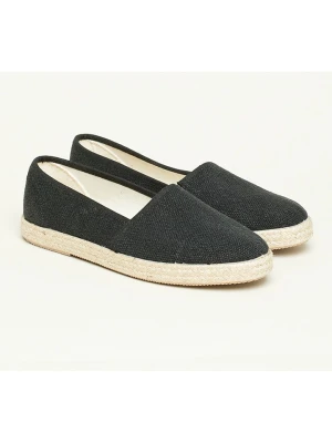 kitz-pichler Espadryle "Camping Linen uni V" w kolorze czarnym rozmiar: 41