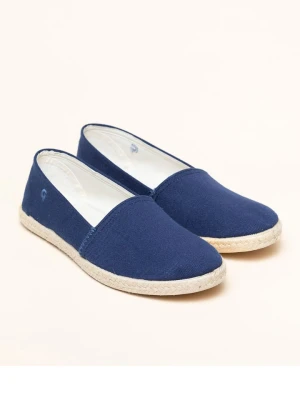 kitz-pichler Espadryle "Camping Linen" w kolorze niebieskim rozmiar: 45
