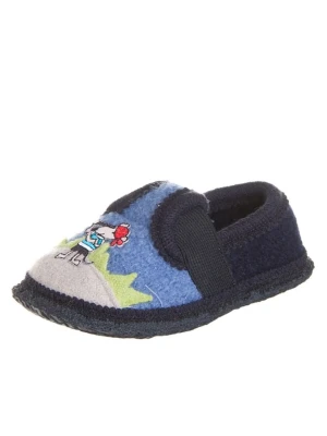kitz-pichler Filcowe kapcie ''Julian'' w kolorze niebieskim rozmiar: 24