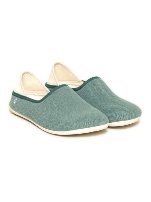 kitz-pichler Kapcie "Linen Slip-On" w kolorze zielonym rozmiar: 45