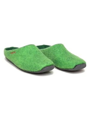 kitz-pichler Kapcie "Magicfelt 720" w kolorze zielonym rozmiar: 36