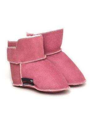 kitz-pichler Kozaki w kolorze różowym z wełny jagnięcej rozmiar: 19