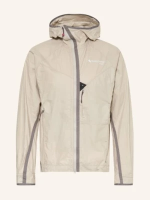Klättermusen Kurtka Wiatrówka Ansur Z Kapturem beige