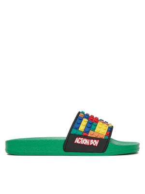 Klapki Action Boy P3047043K Zielony