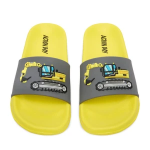 Klapki Action Boy P3047083K Szary