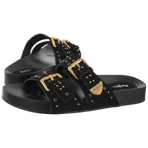 Klapki Agnes Studs W Black PLS900008 999 (PE123-a) Pepe Jeans
